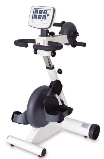 Adult rehabilitation machine with active and passive movements-