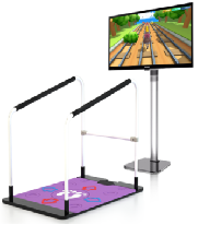Walking interactive training system-