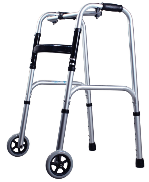 Wheeled walker-