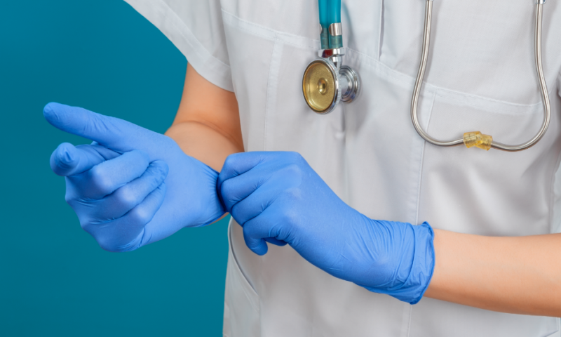 醫(yī)用丁腈檢查手套(2只裝）-