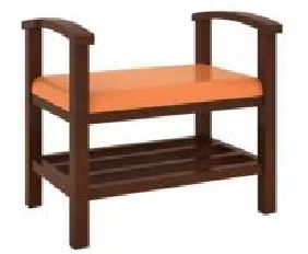 實木換鞋凳-