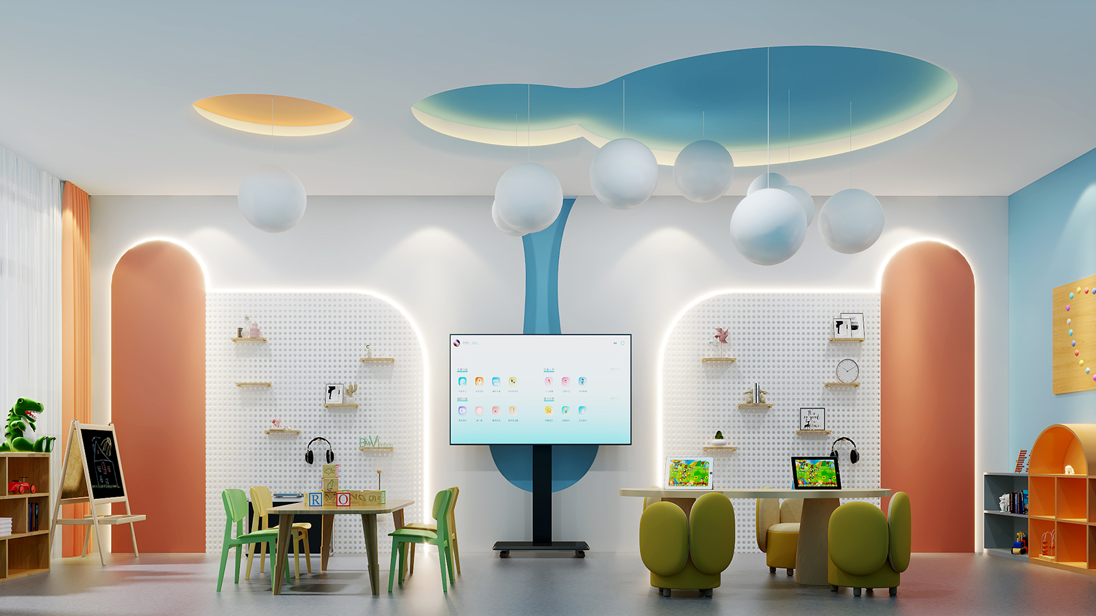 多媒體聽力語言訓(xùn)練室