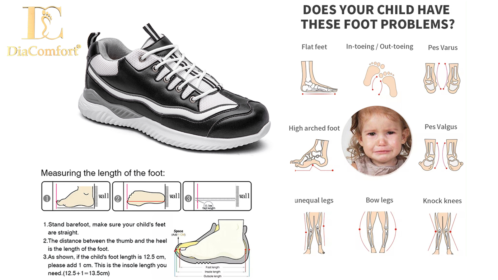 Unisex Arch Support Orthopedic Shoes