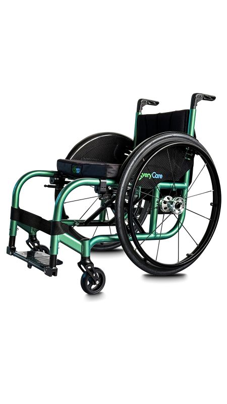 Folding sports wheelchair-