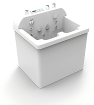 Lower limb vortex bubble bath tank